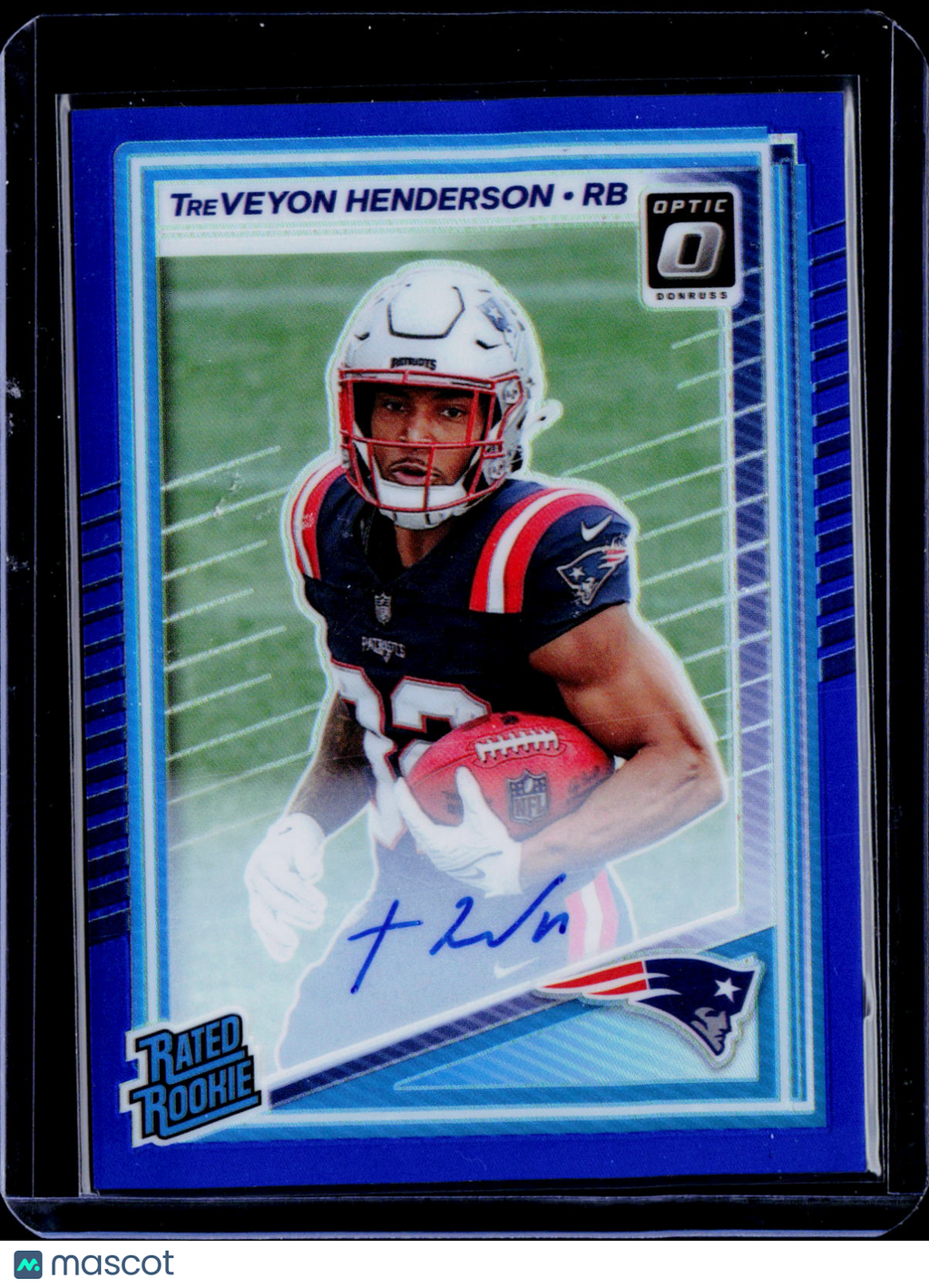 2025 Donruss Optic TreVeyon Hendrson Blue Rated Rookie Auto /149