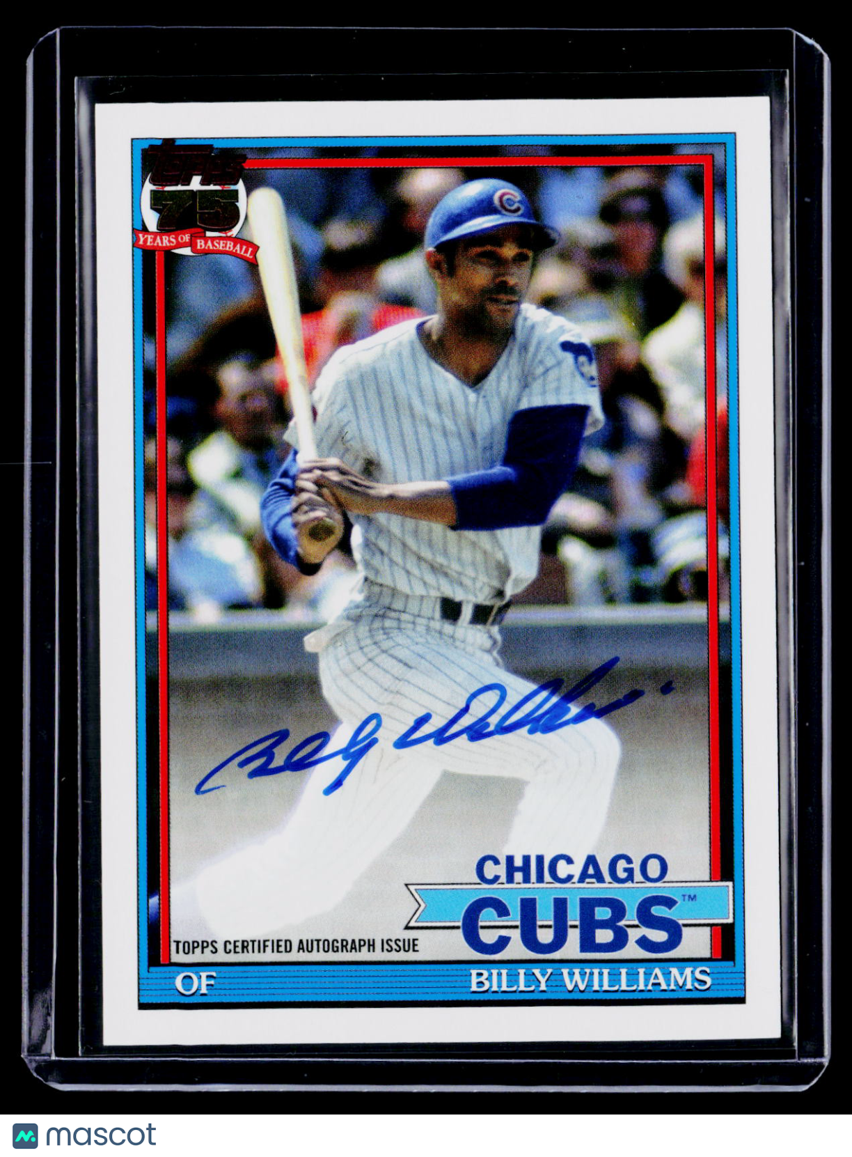 2026 Topps Billy Williams 1991 Auto