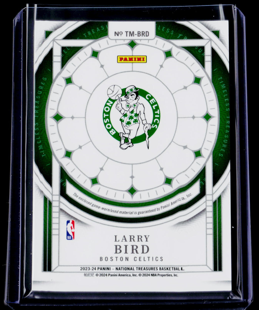2023-24 National Treasures Larry Bird Patch 2/24