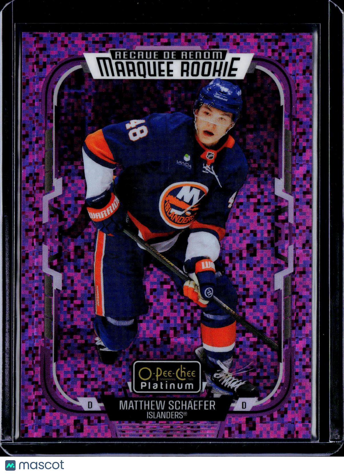 2026 O-Pee-Chee Platnium Matthew Schaefer Marquee Rookie Violet Pixels 171/299