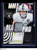 2025 Absolute Brock Bowers All Pro Patch 28/99