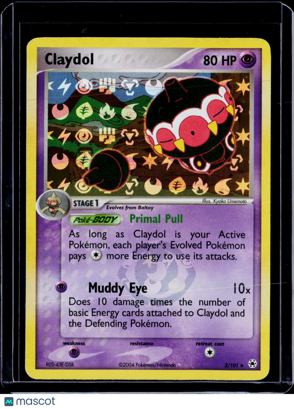 Pokemon Claydol 2/101 Reverse Holo