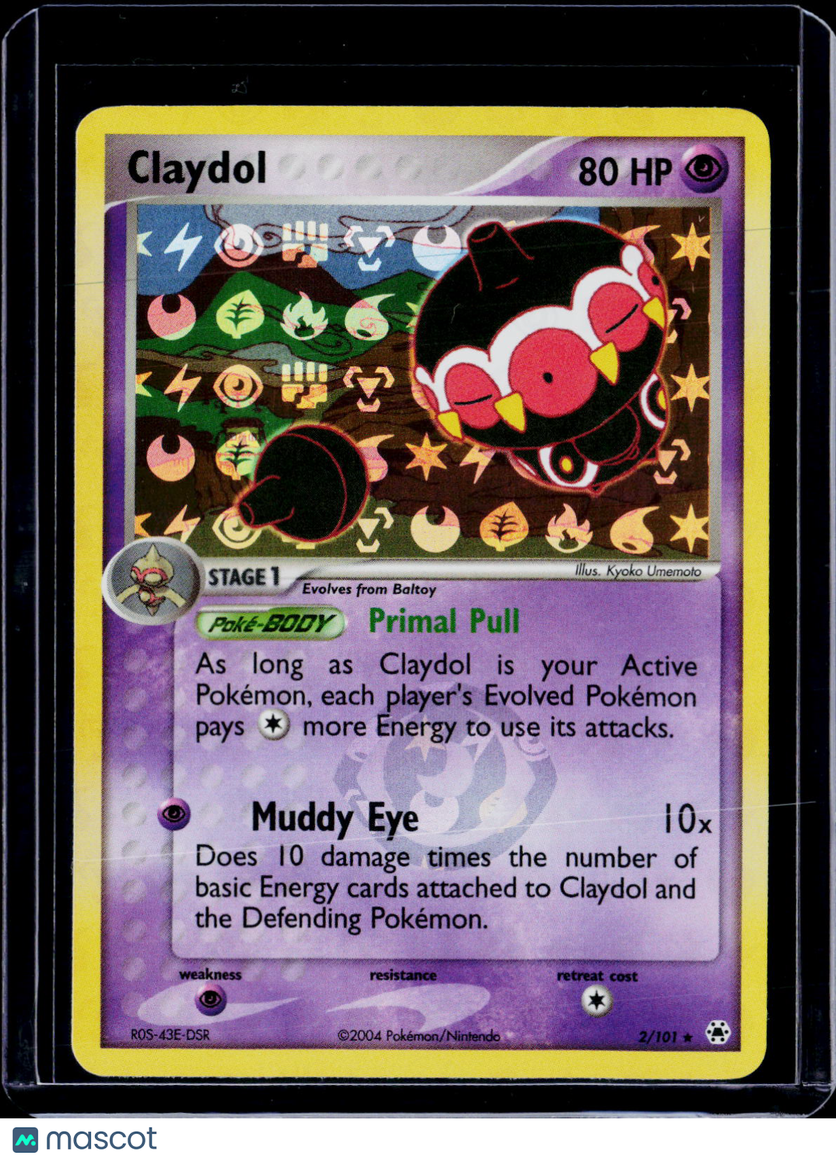 Pokemon Claydol 2/101 Reverse Holo