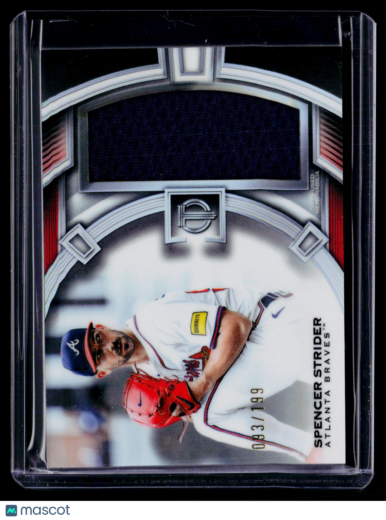 2026 Topps Tribute Spencer Strider Patch 93/199