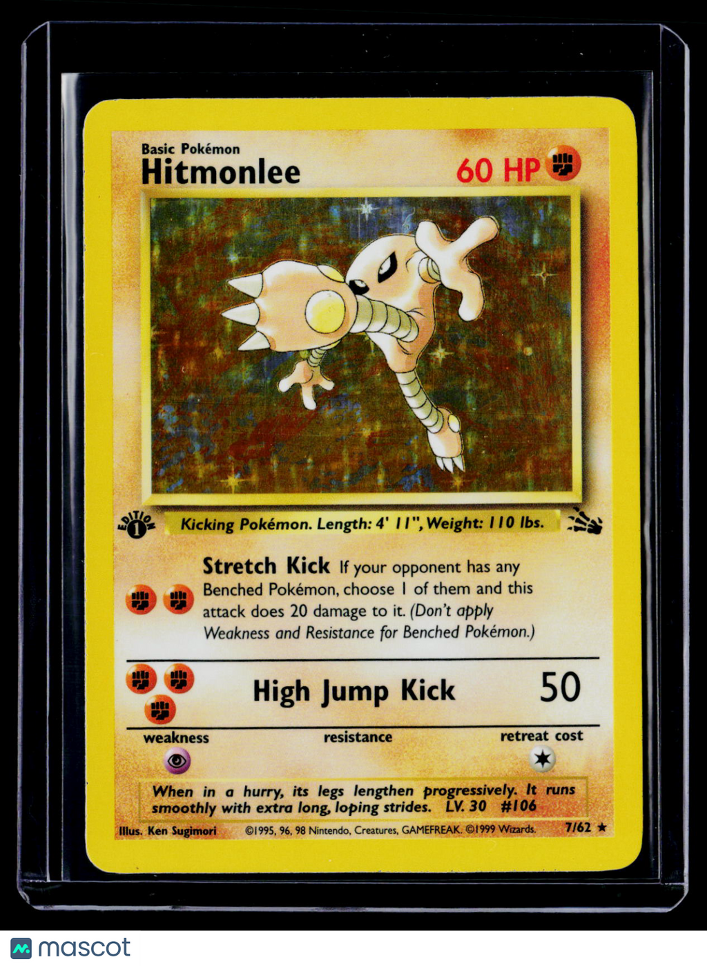 Pokemon Hitmonlee First Edition 7 62