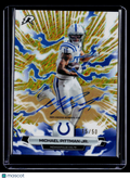 2025 Topps Resurgence Michael Pittman Jr. Gold Static Auto 15/50