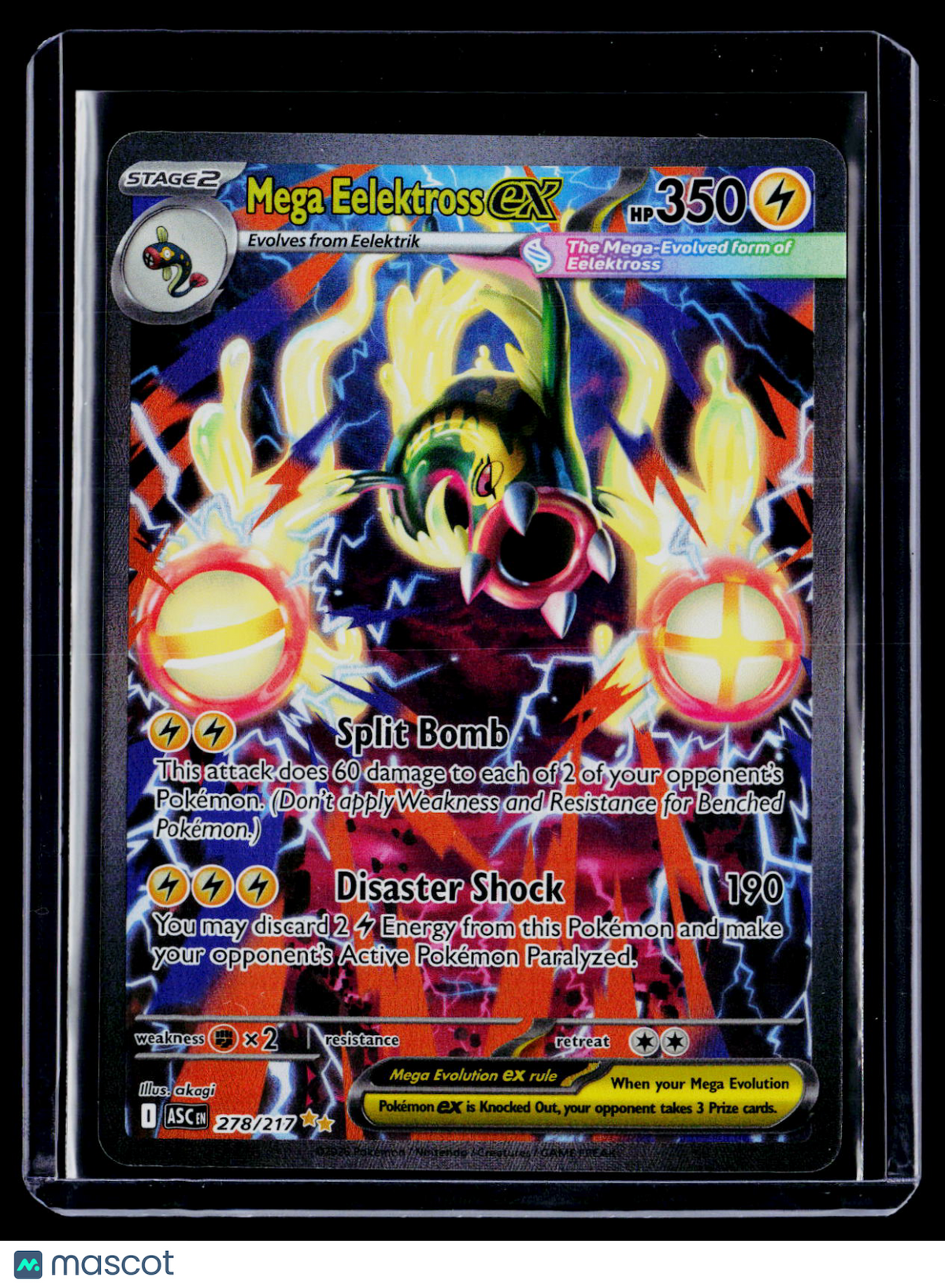Pokemon Mega Elektross ex 278 217