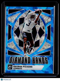 2025 Donruss Optic George Pickens Diamond Hands Ice 11/55