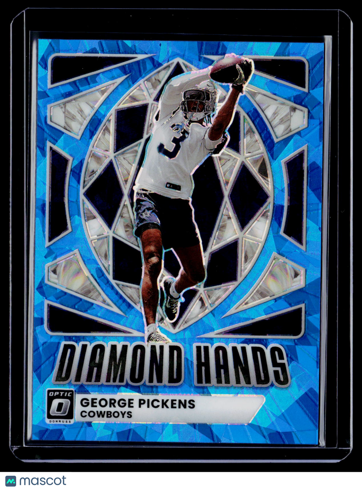 2025 Donruss Optic George Pickens Diamond Hands Ice 11/55