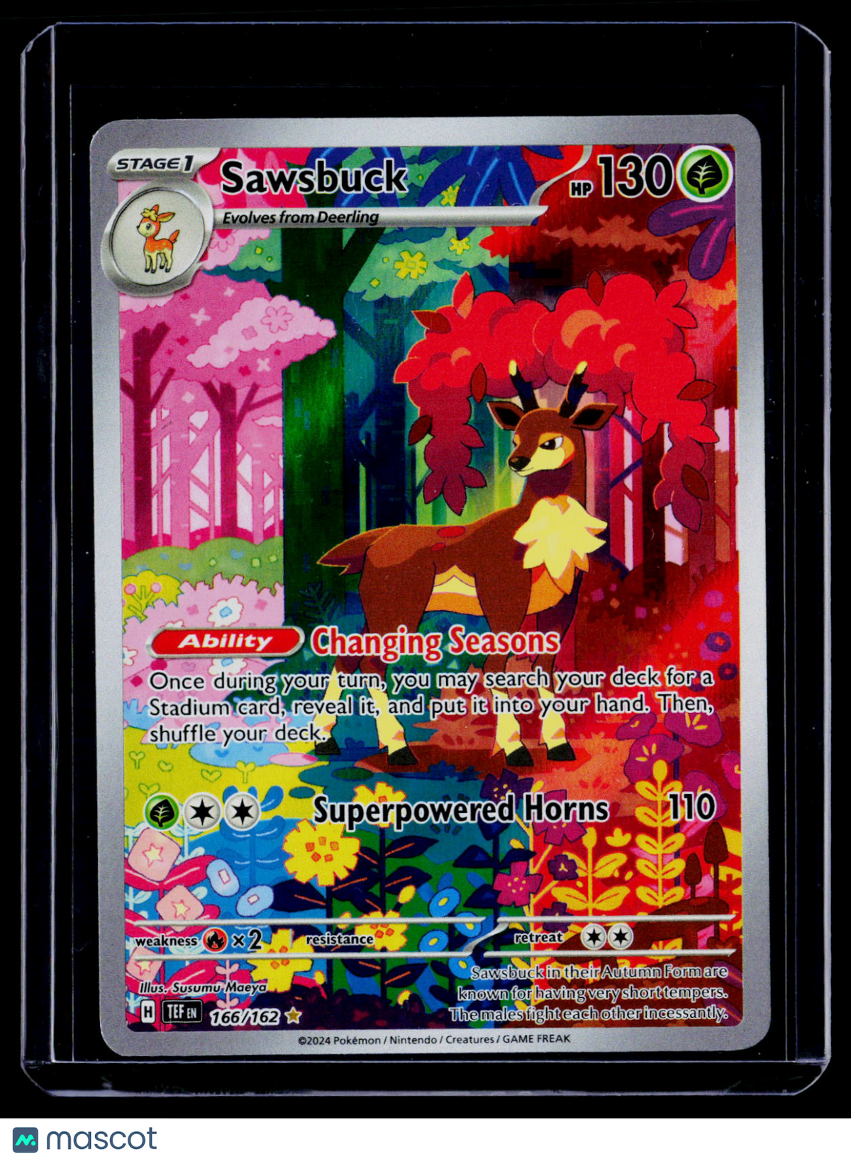 Pokemon Sawsbuck 166 162