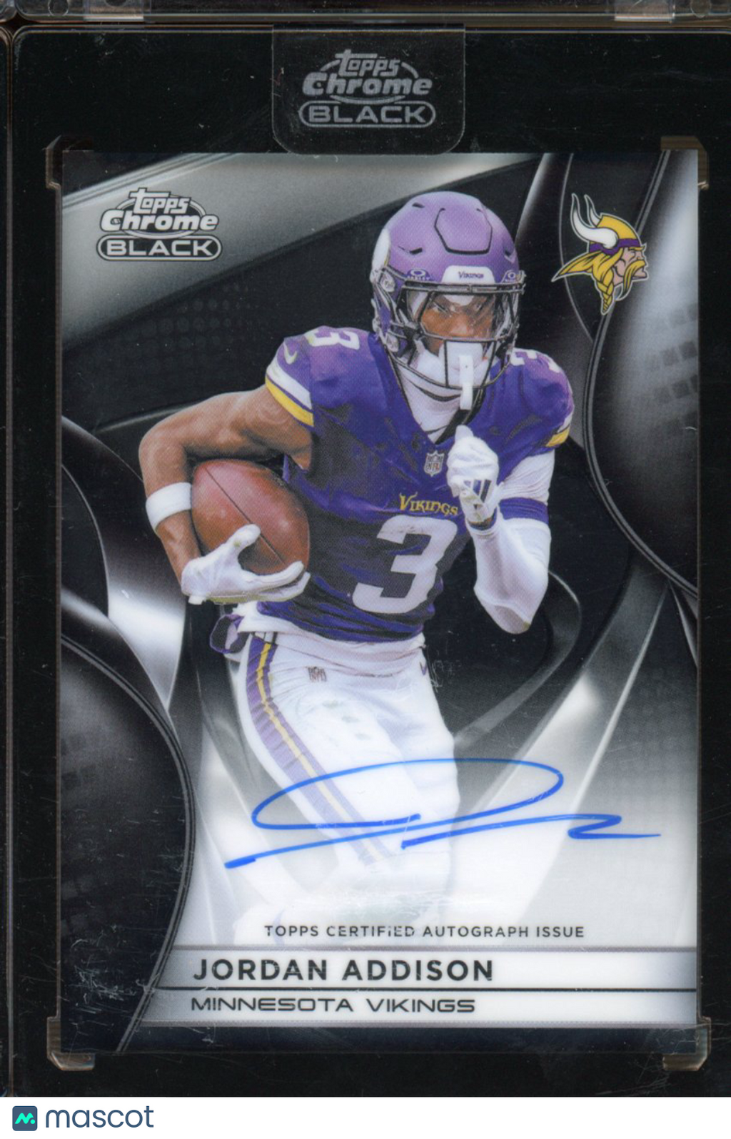 2025 Topps Chrome Black Jordan Addison Auto