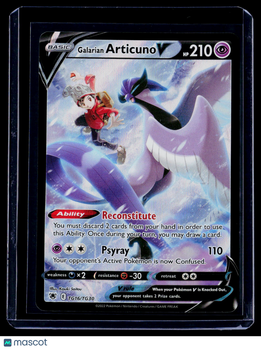Pokemon Galarian Articuno V TG16 TG30