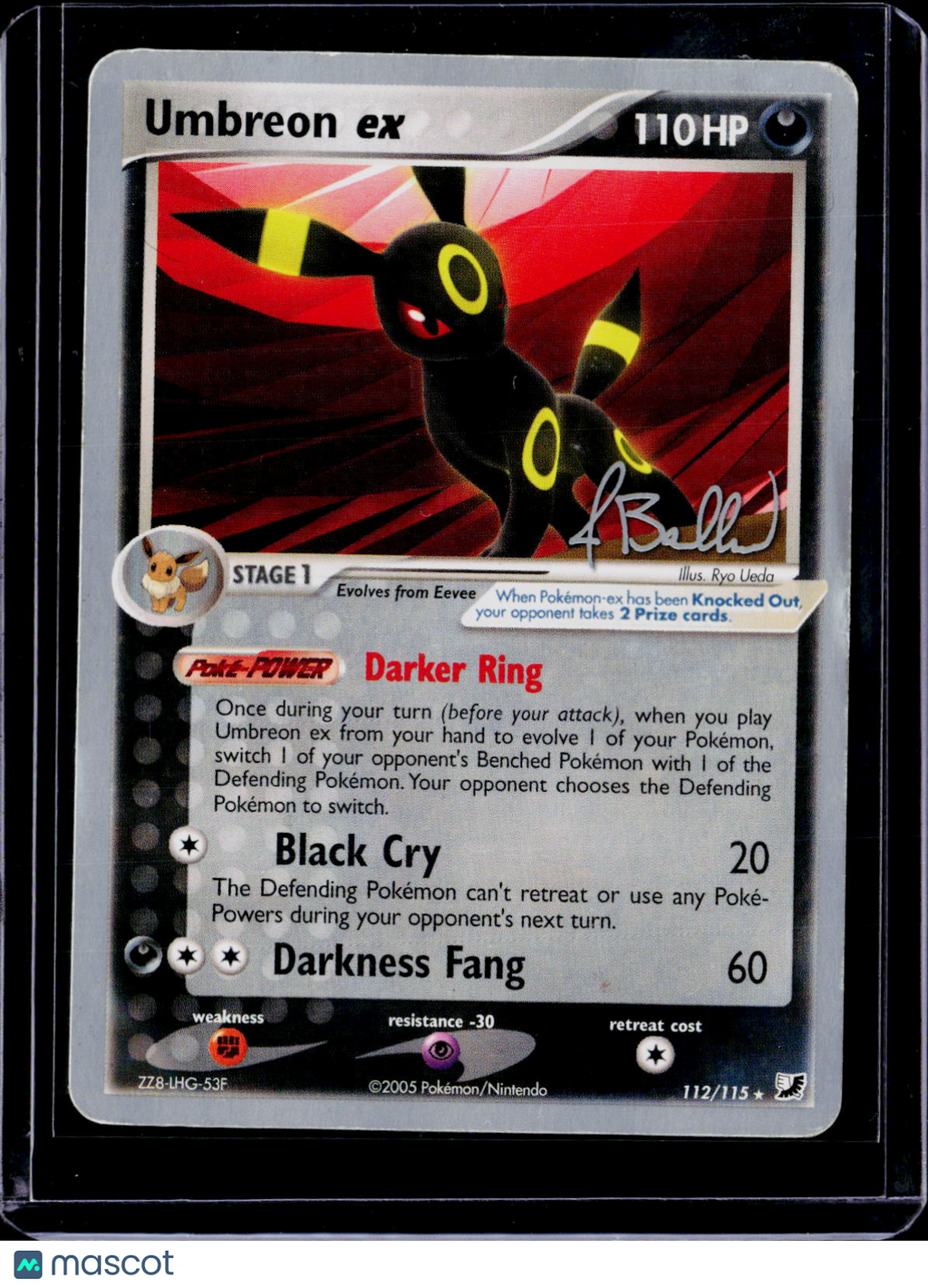 Umbreon ex - 2006 (Jimmy Ballard) - World Championship Decks (WCD)