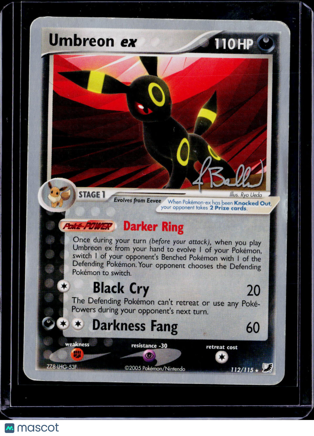 Umbreon ex - 2006 (Jimmy Ballard) - World Championship Decks (WCD)