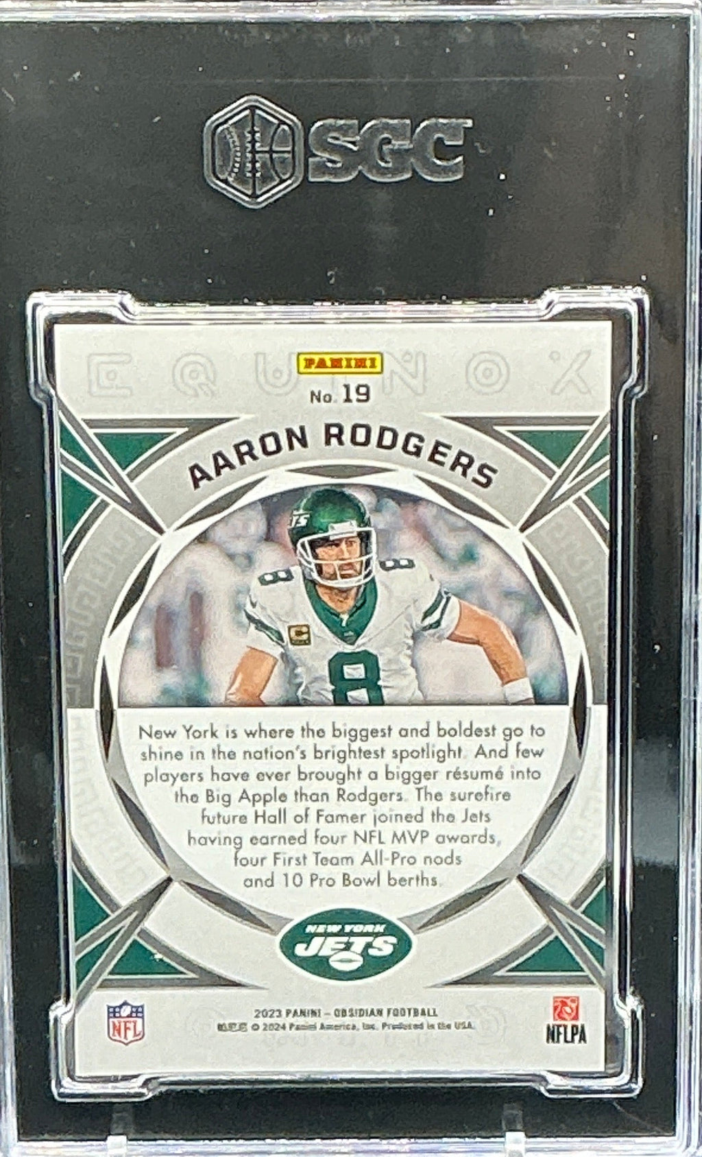 2023 Obsidian Aaron Rodgers Equinox Electric Red Flood SGC 10