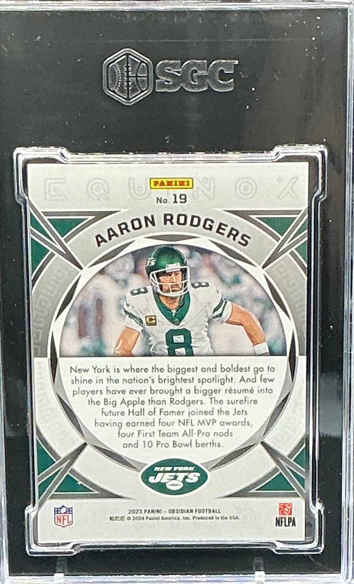 2023 Obsidian Aaron Rodgers Equinox Electric Red Flood SGC 10