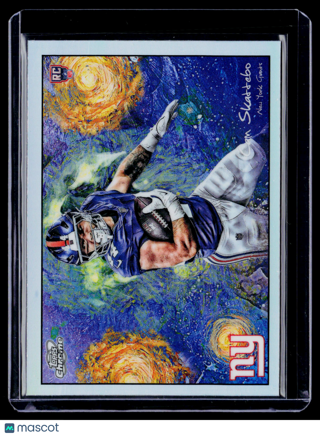2025 Topps Chrome Cosmic Cam Skattebo Rookie Stars in the Night RC