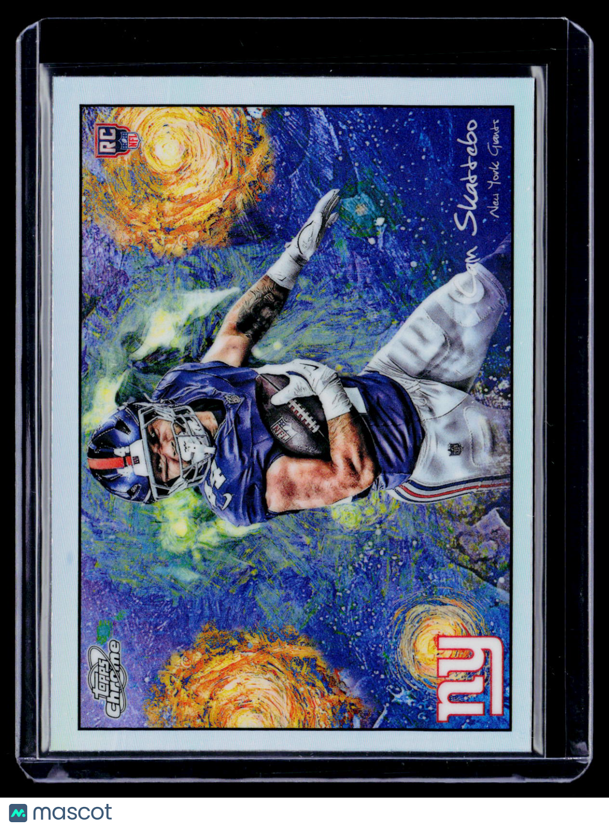 2025 Topps Chrome Cosmic Cam Skattebo Rookie Stars in the Night RC