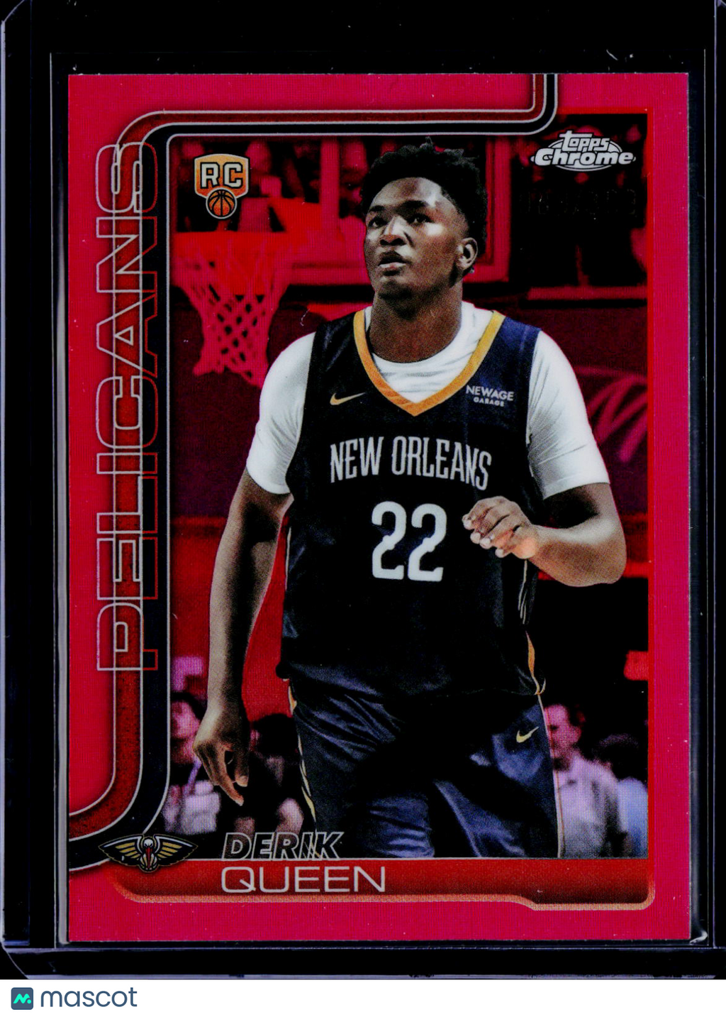 2025-26 Topps Chrome Derik Queen Rookie Magenta Refractor 89/399 RC