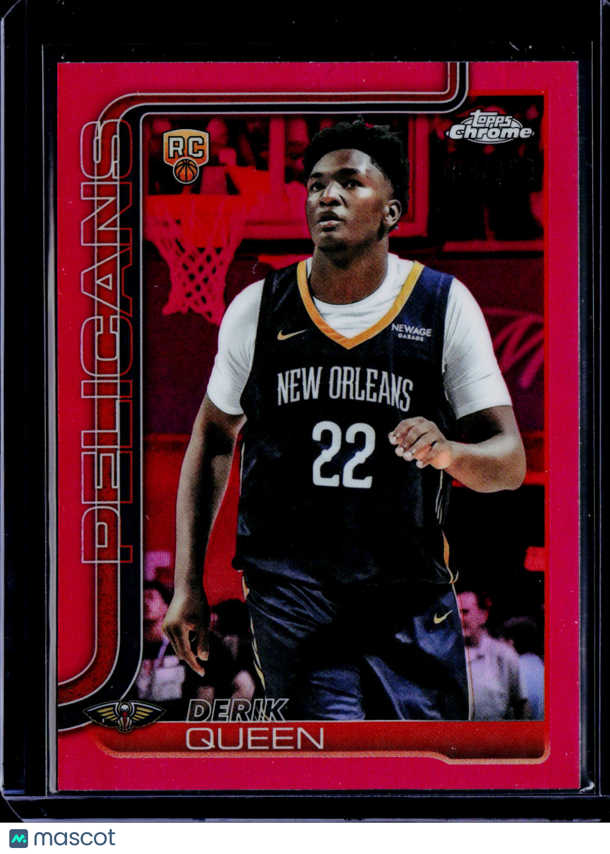 2025-26 Topps Chrome Derik Queen Rookie Magenta Refractor 89/399 RC