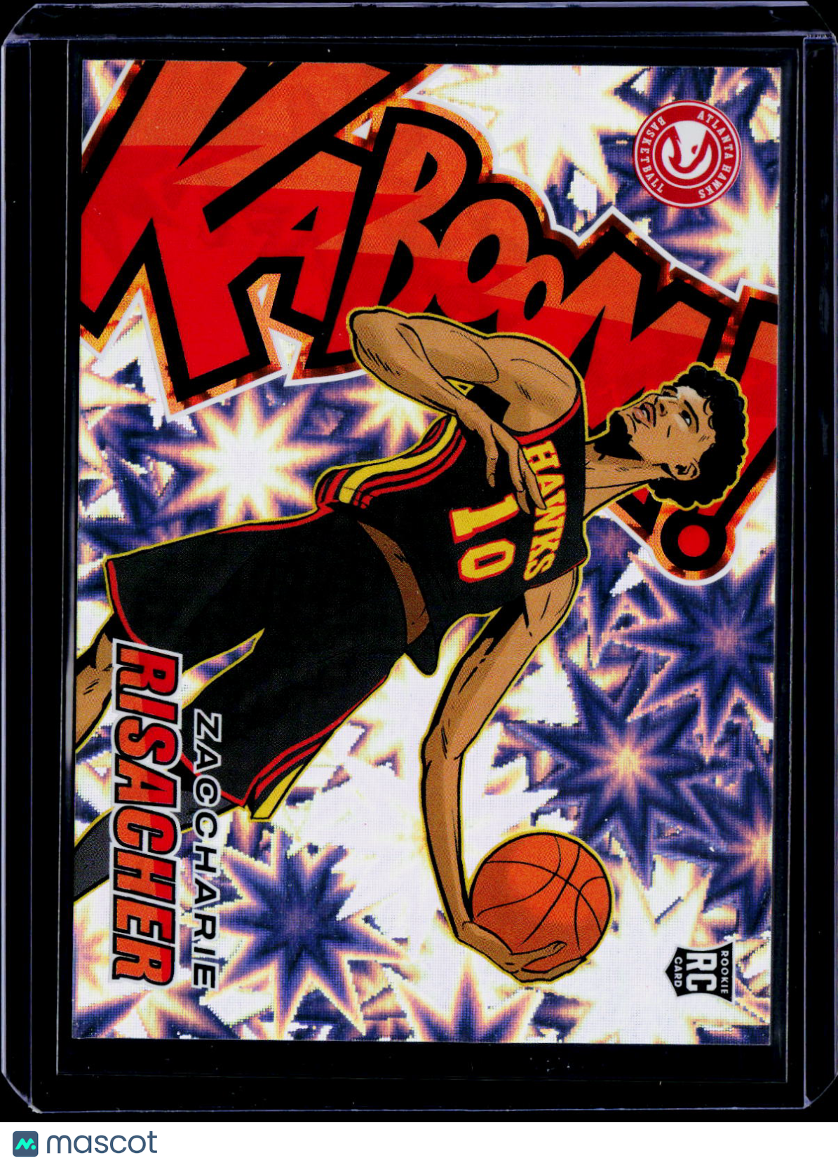 2024-25 Panini Revolution Zaccharie Risacher Rookie Horizontal Kaboom
