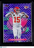 2025 Topps Finest Patrick Mahomes Purple X-Fractor 5/99