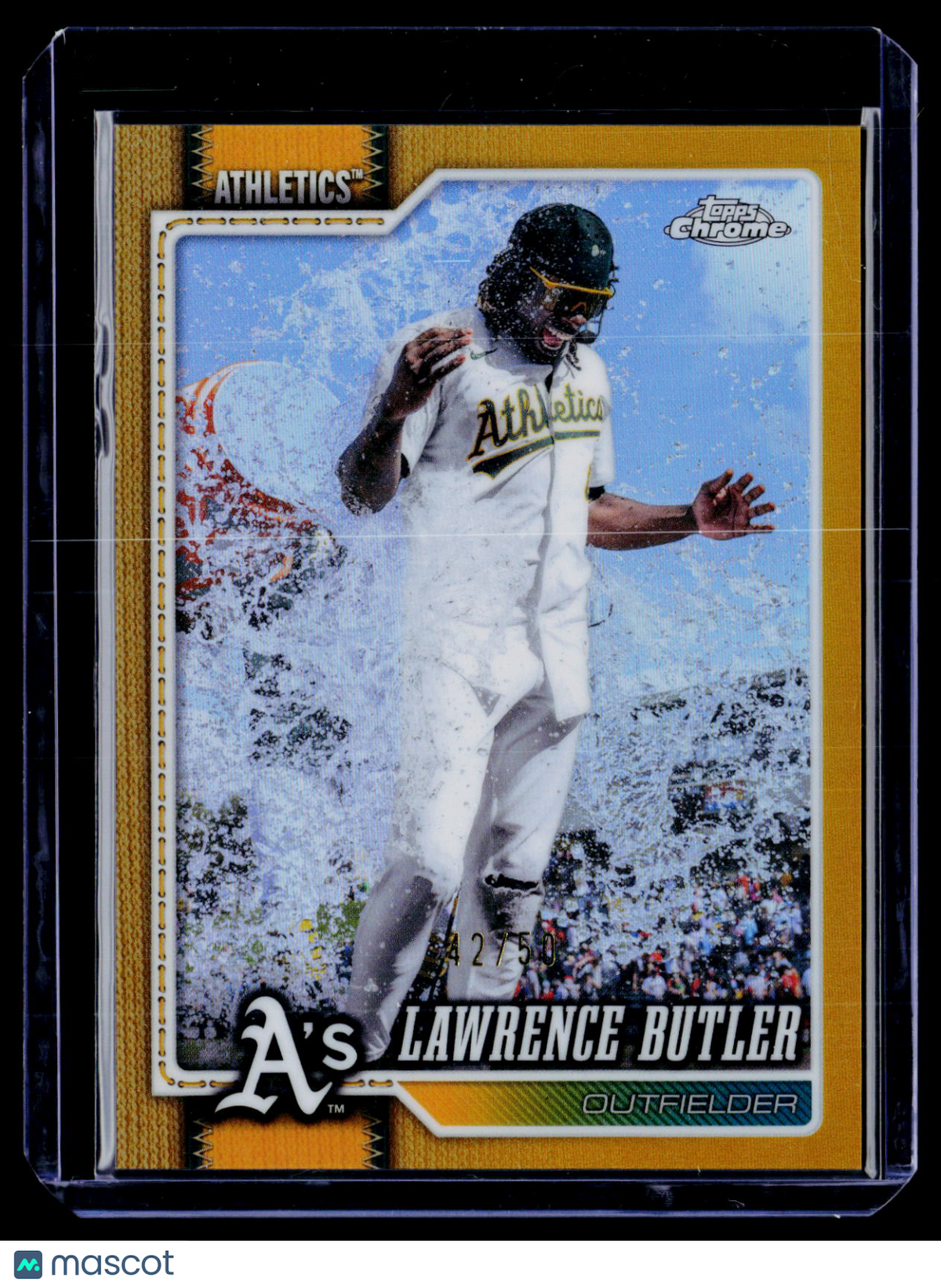 2026 Topps Chrome Lawrence Butler Gold Image Variation 42/50