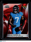 2025 Topps Chrome Black Brian Thomas Jr. Orange Refractor 4/25