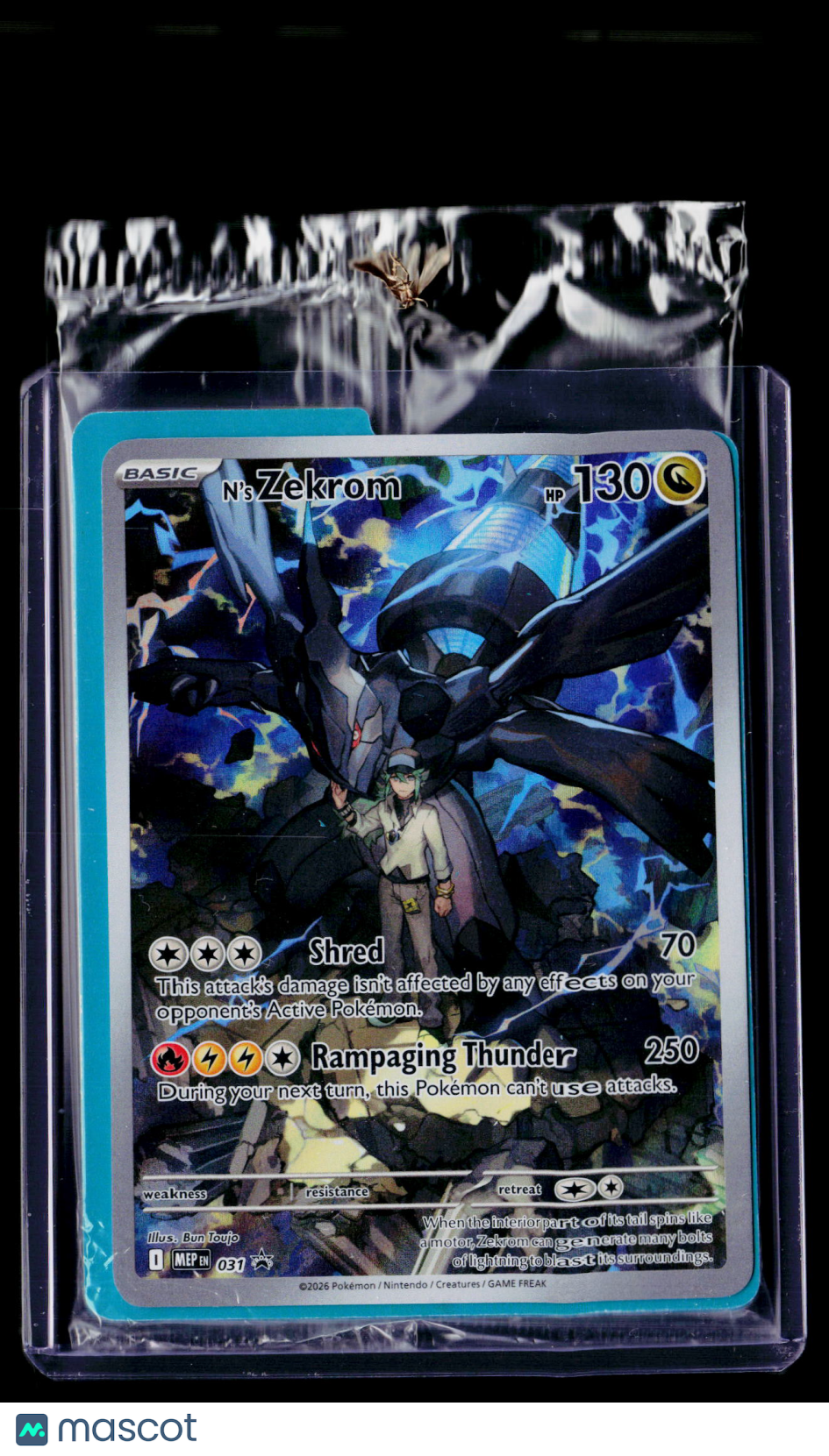 Pokemon N's Zekrom 031 Promo