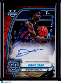 2024-25 Bowman U Chrome Dame Sarr 1st Reptile Auto 04/25