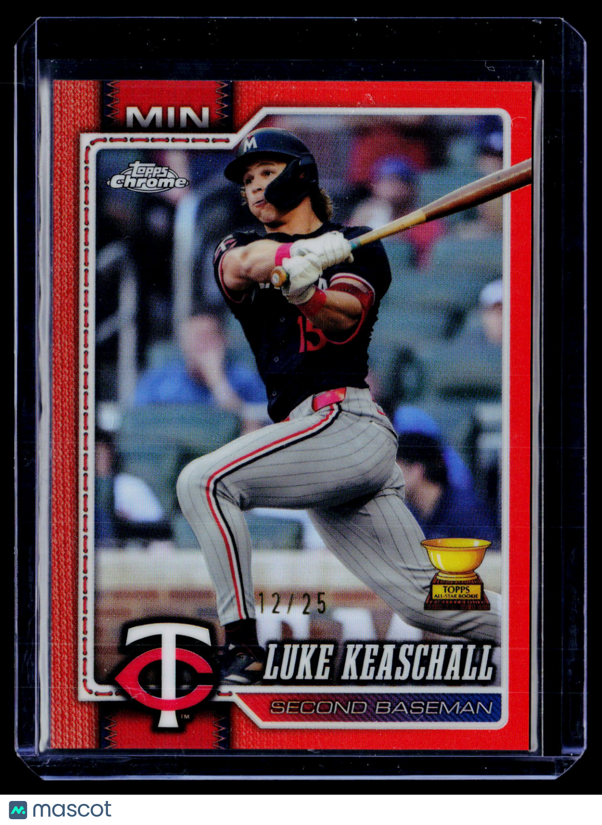 2026 Topps Chrome Luke Keaschall Orange Refractor 12/25