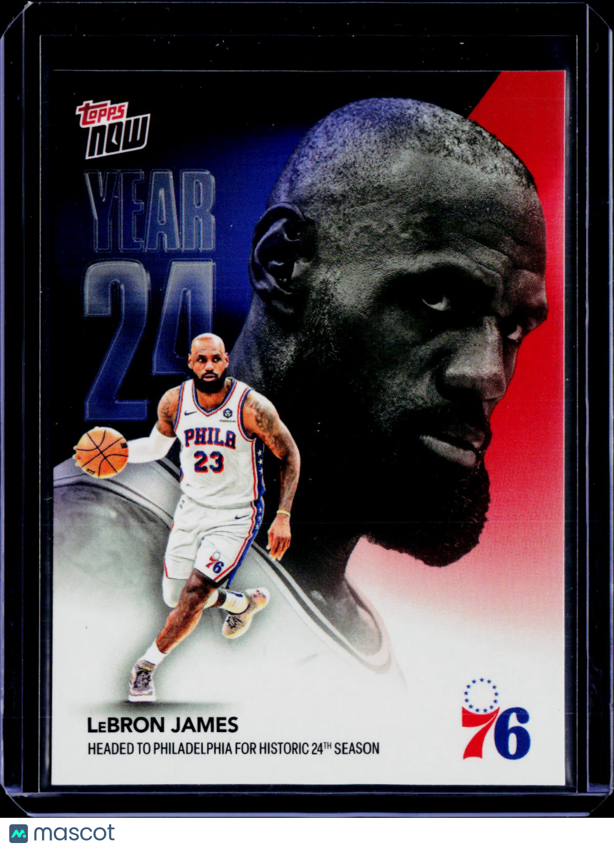 2026 Topps Now LeBron James Headed to Philly