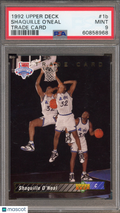 1992 Upper Deck Shaquille O'Neal Trade Card PSA 9