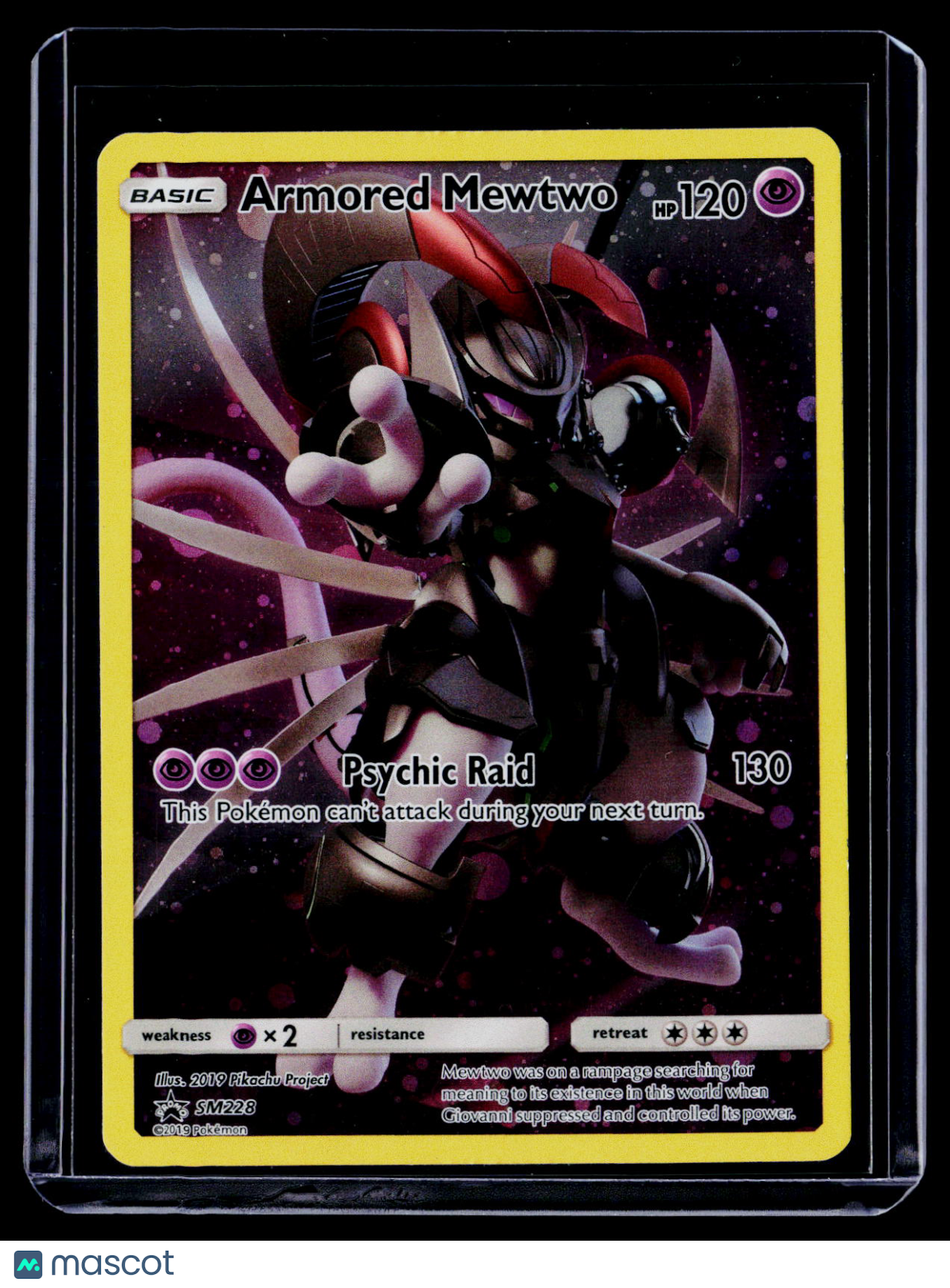 Pokemon Armored Mewtwo SM228 Promo
