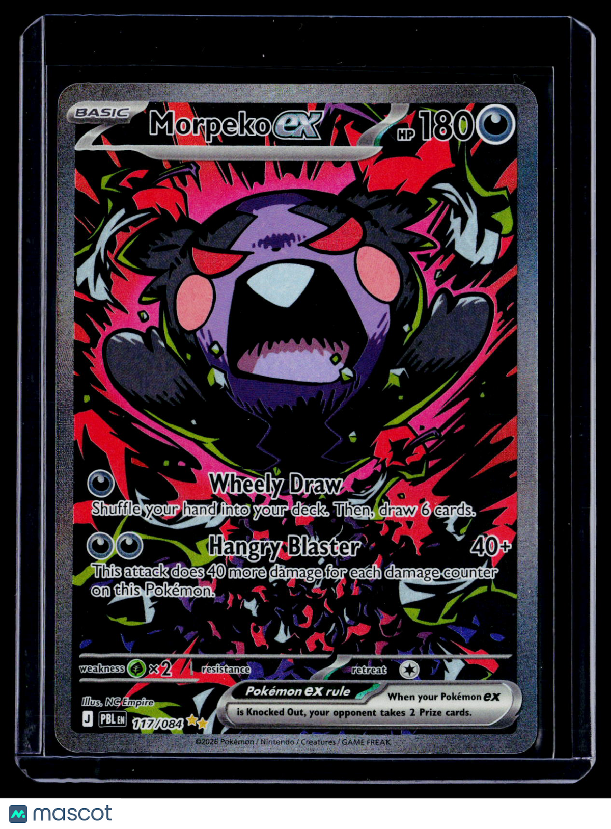 Pokemon Morpeko Ex 117 084