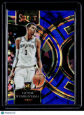 2023-24 Select Victor Wembanyama Blue Cracked Ice Premier Level