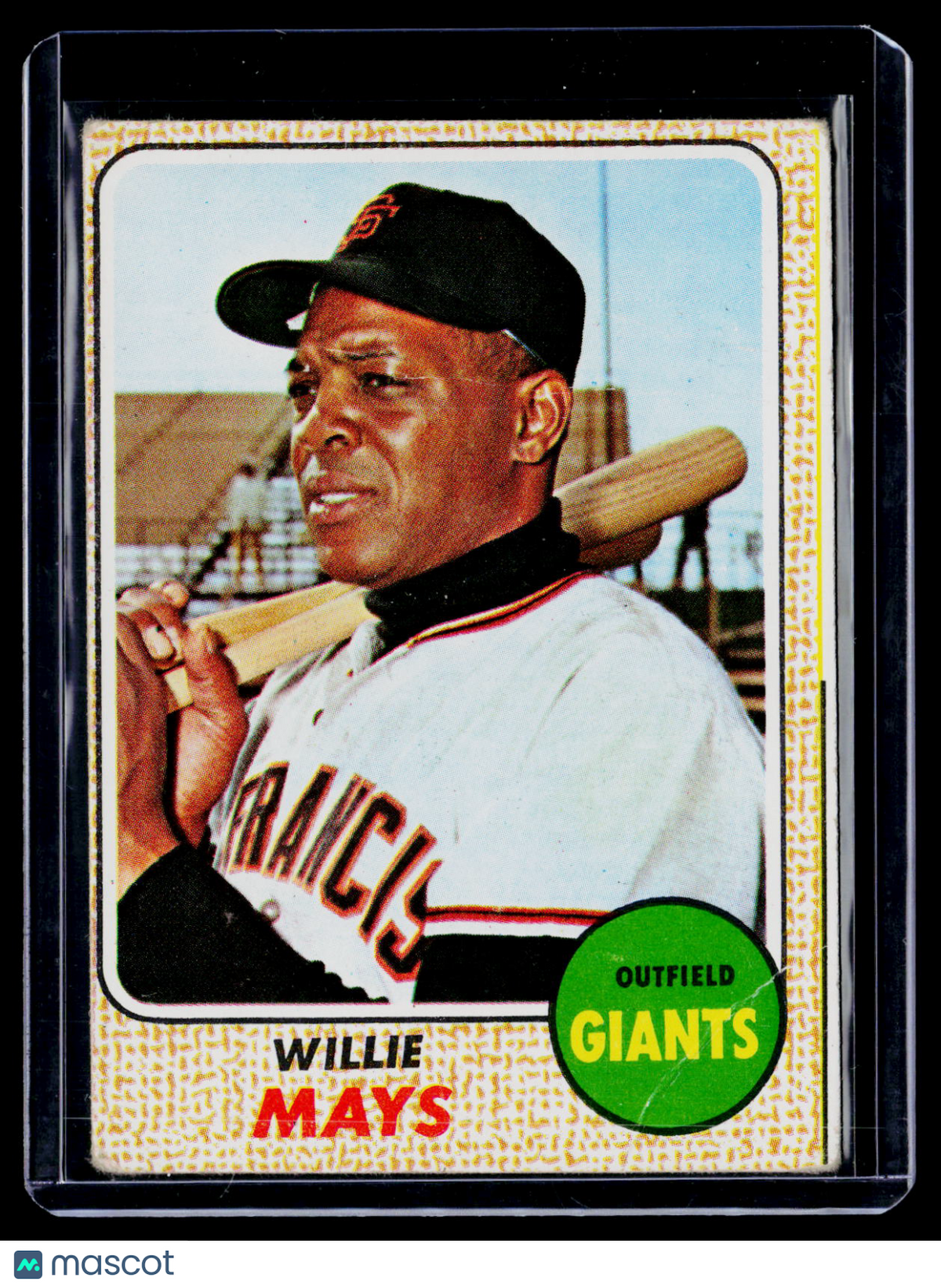 1968 Topps Willie Mays 50 Poor Condition