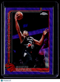 2025 Topps Chrome Update Scottie Barnes Purple Wave Refractor 56/75