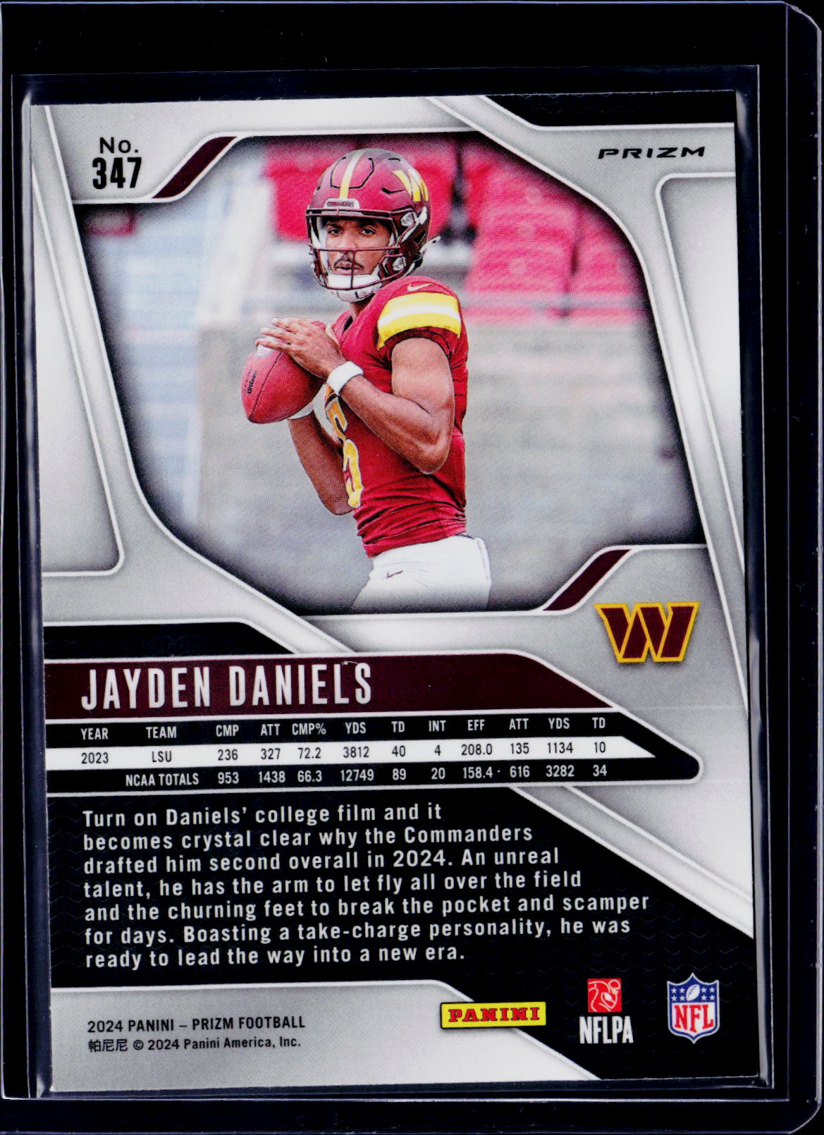 2024 Prizm Jayden Daniels Green Wave