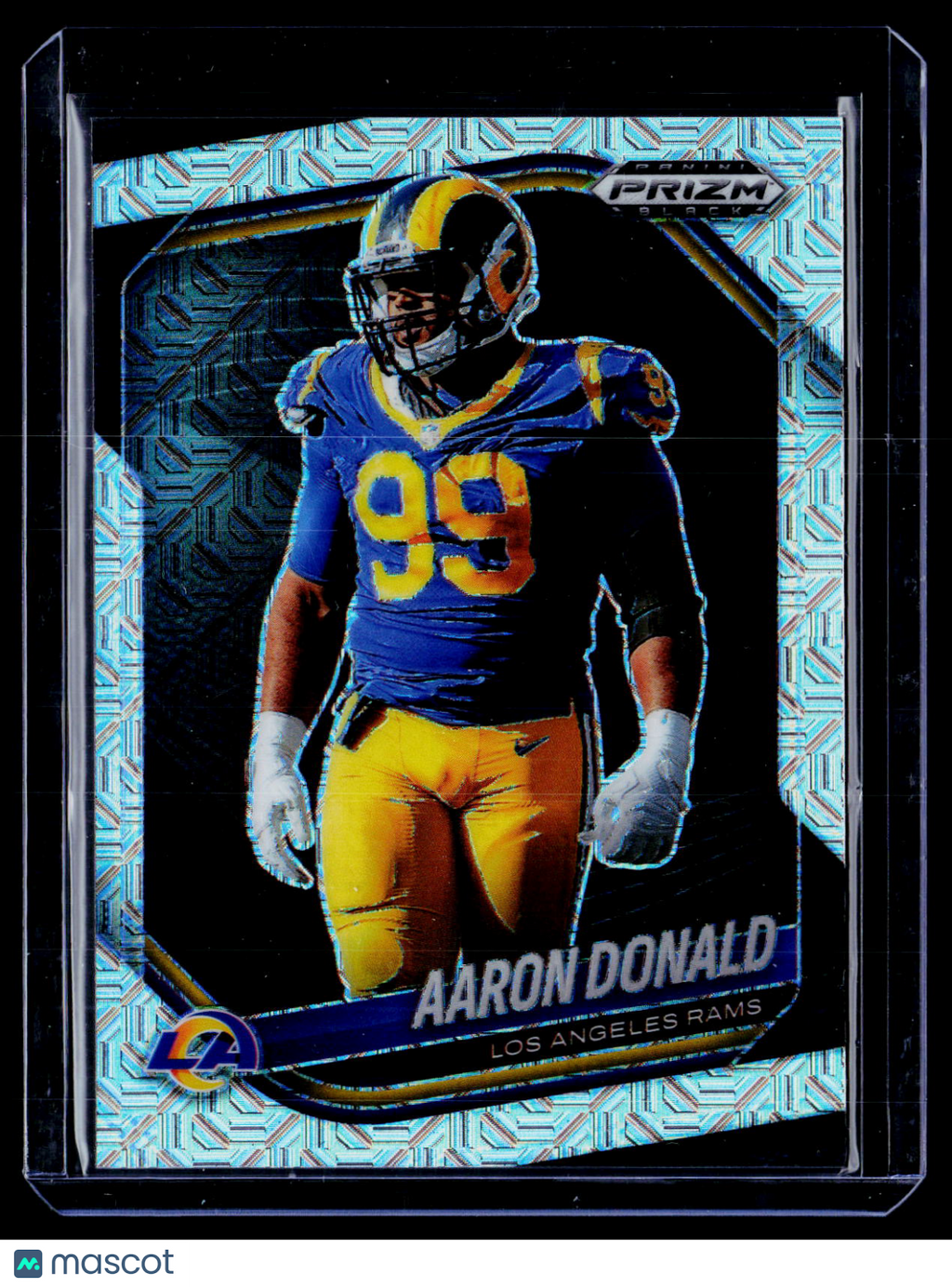 2025 Prizm Black Aaron Donald Mojo Refractor 12/25