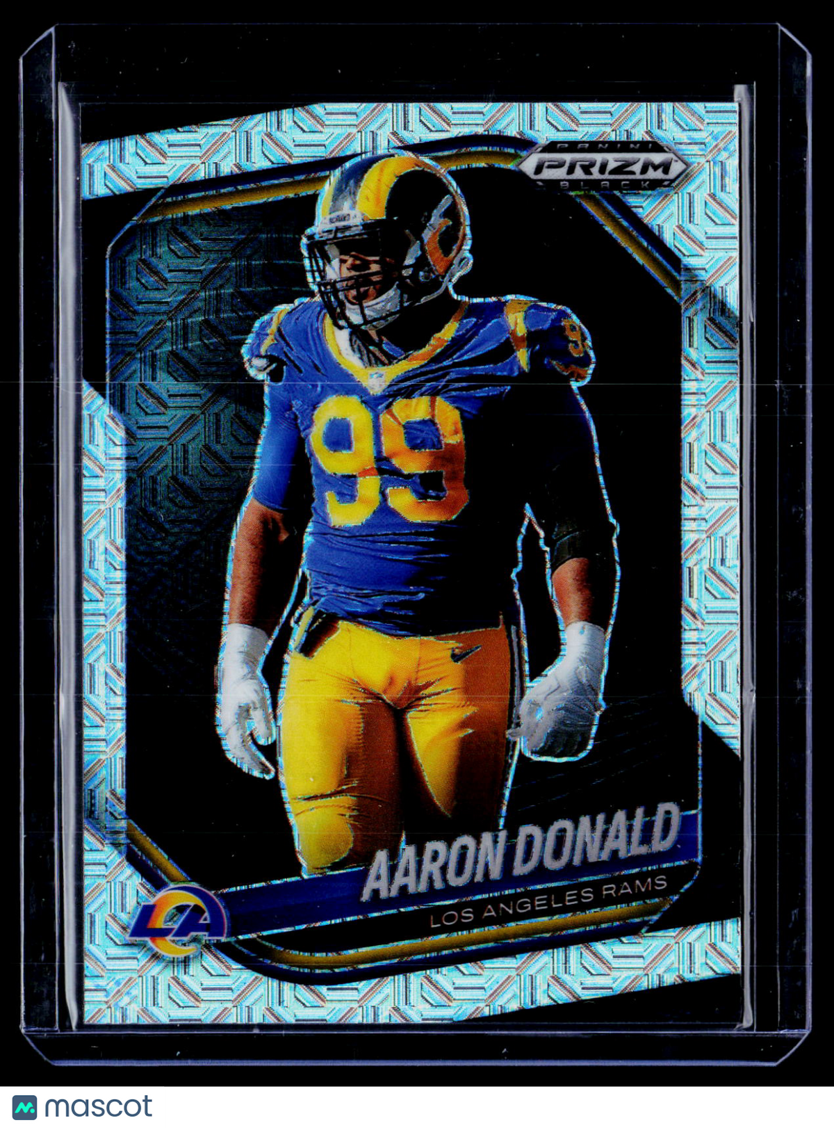 2025 Prizm Black Aaron Donald Mojo Refractor 12/25