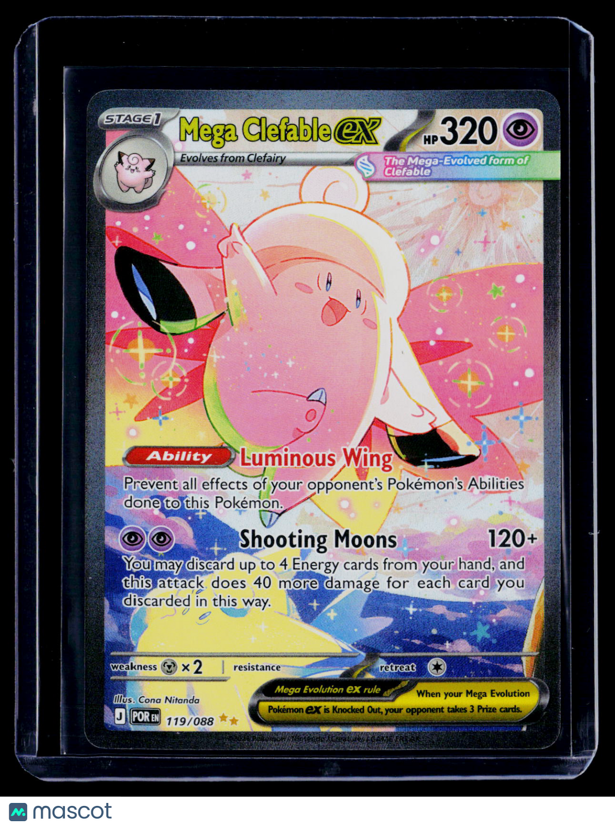 Pokemon Mega Clefable EX 119 088