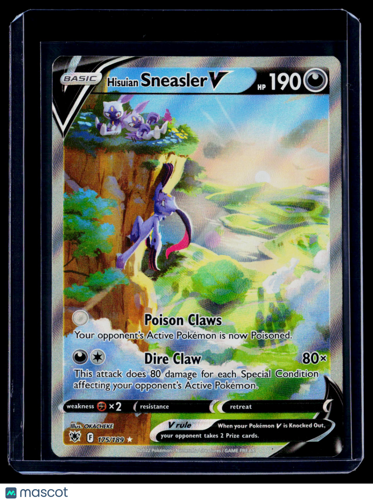 Pokemon Hisuian Sneasler V 175 189
