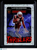 2025 Rookies & Stars TreVeyon Henderson Rookie Trillers Auto 78/99 RC