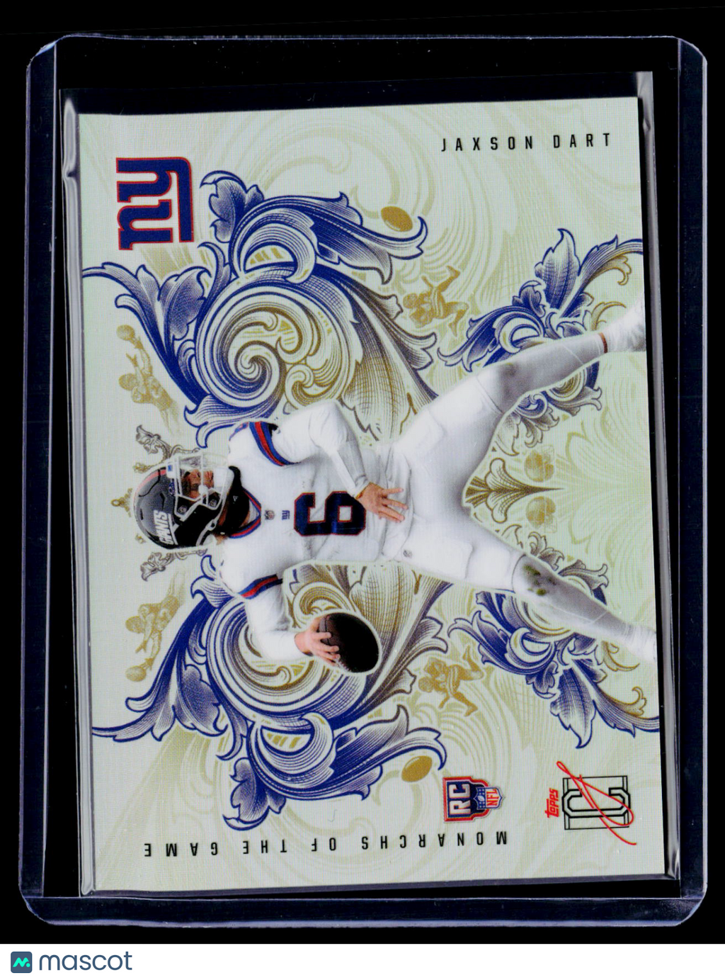 2025 Topps Signature Class Jaxson Dart Rookie Monarchs of the Game SSP RC