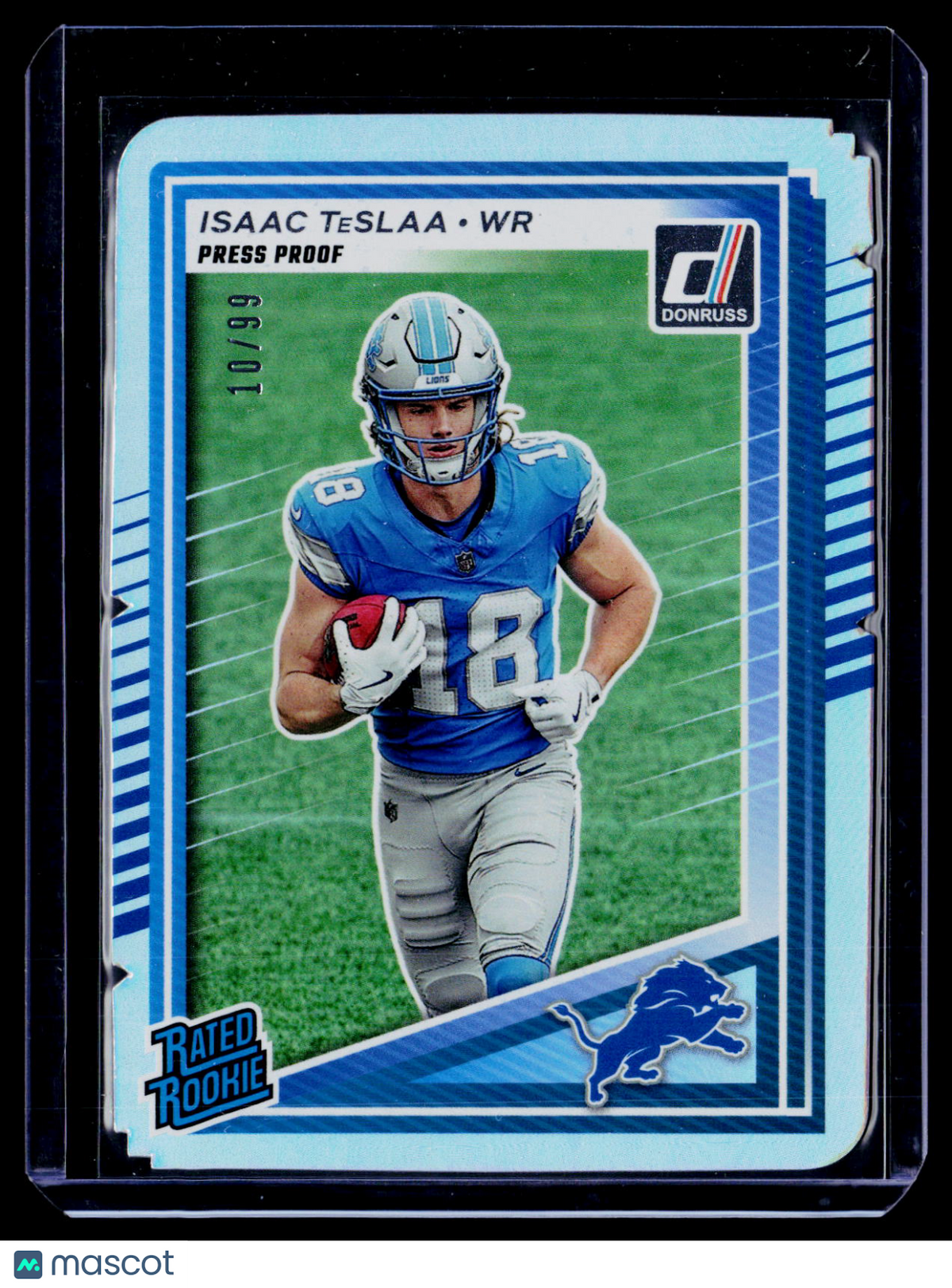 2025 Donruss Isaac TeSlaa Rookie Silver Press Proof Die Cut 10/99 RC