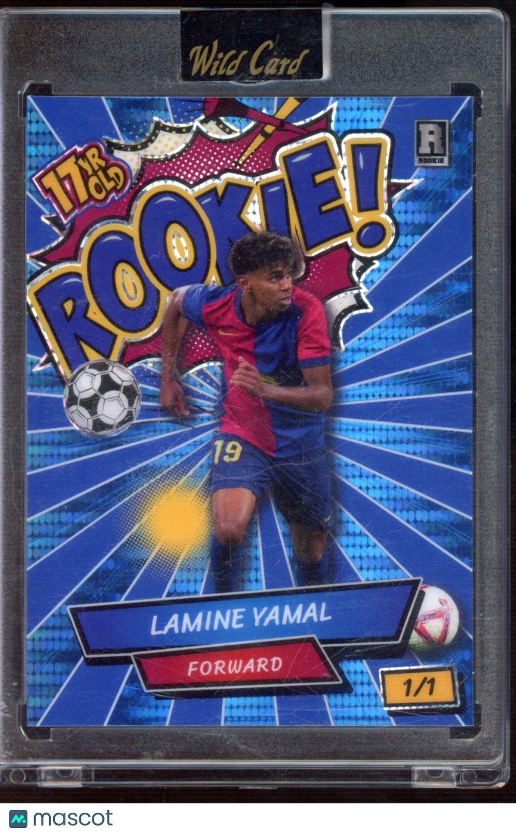 2024 Wild Card Lamine Yamal 17 yr Old Rookie 1/1