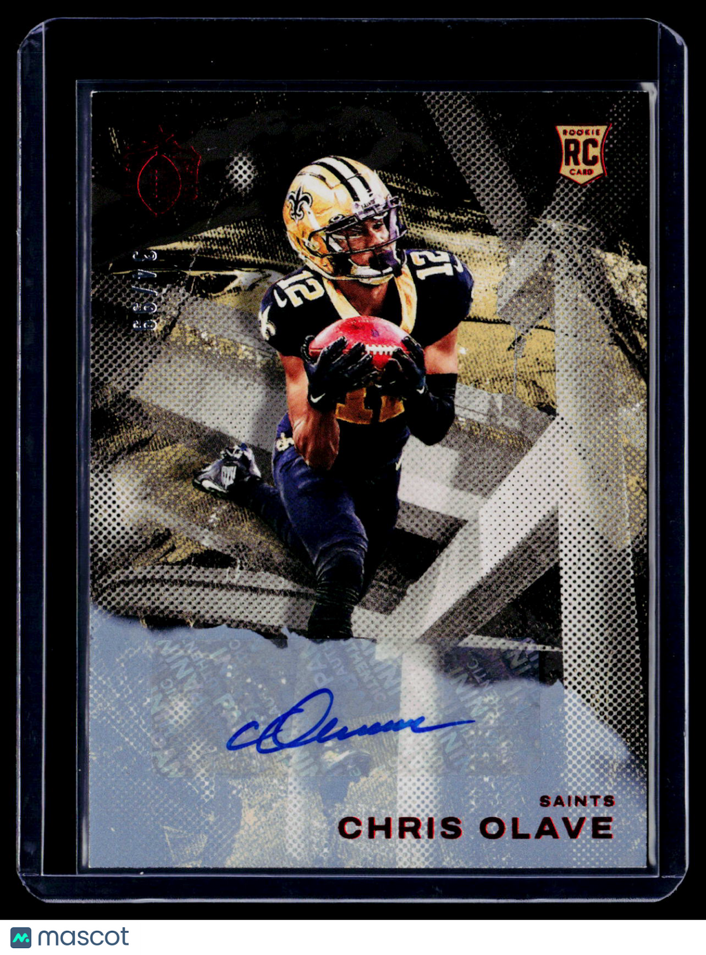 2022 Chronicles Gridiron Kings Chris Olave Rookie Red Auto 34/99 RC