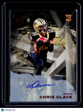 2022 Chronicles Gridiron Kings Chris Olave Rookie Red Auto 34/99 RC