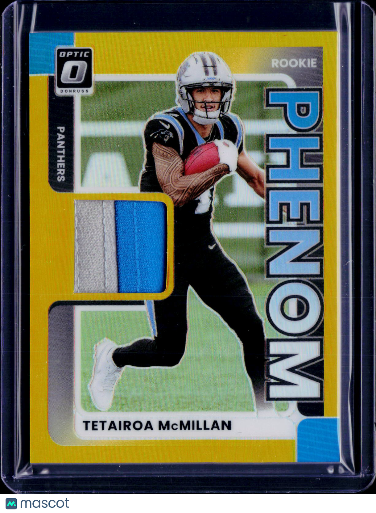 2025 Donruss Optic Tetairoa McMillan Rookie Phenom Phenom Gold Patch /10